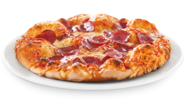 Frischteigpizza Salami+extra Käse gross - Ø 27 cm
