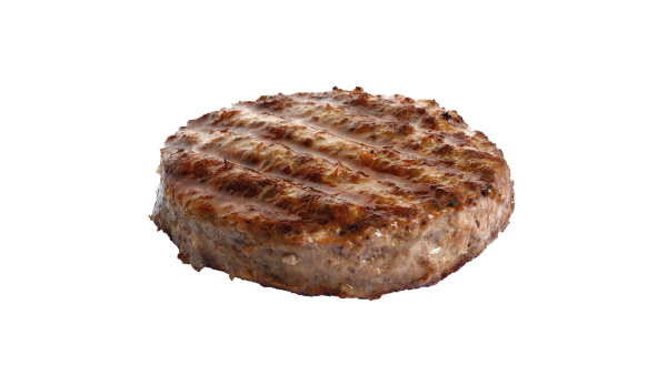 Hamburger, durchgebraten