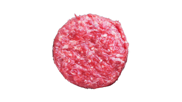 Hamburger, roh & gewürzt