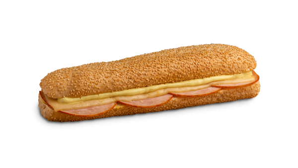 Premium Truthahnbrustschinken Sesam Baguette