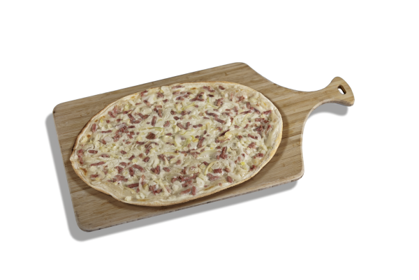 Gourmet Flammkuchen Elsässer Art oval